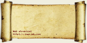 Isak Šerović vizit kartica